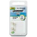 Jandorf UL Class Fuse, GMA Series, Fast-Acting, 2A, 250V AC 3398450
